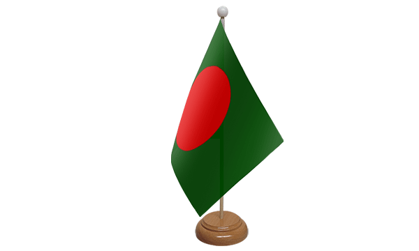 Bangladesh Small Flag with Wooden Stand